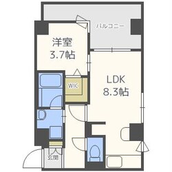 クラッセ山鼻の物件間取画像